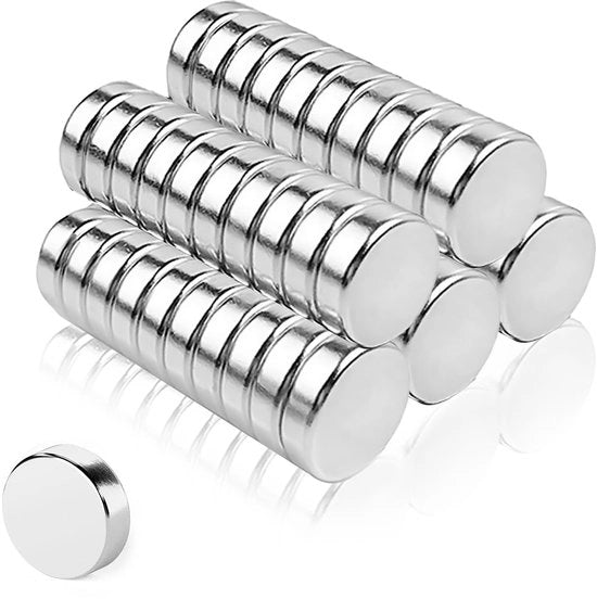 50 pezzi magneti neodymium forti 10 x 3 mm Superforti magneti per DIY Tavolo magnetico Frigorifero per ufficio Tavola bianca Tavolo da disegno Materiali per insegnanti Strumenti per ridurre lo stress Creatività efficiente per ufficio (10 x 3,50p)