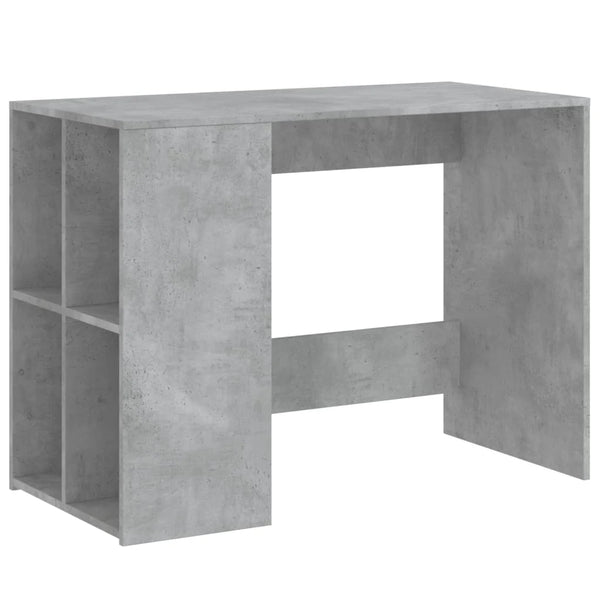 Scrivania tavolo postazione di lavoro mobile per computer studio 102 x 50 x 75 cm legno ingegnerizzato grigio 02_0023831