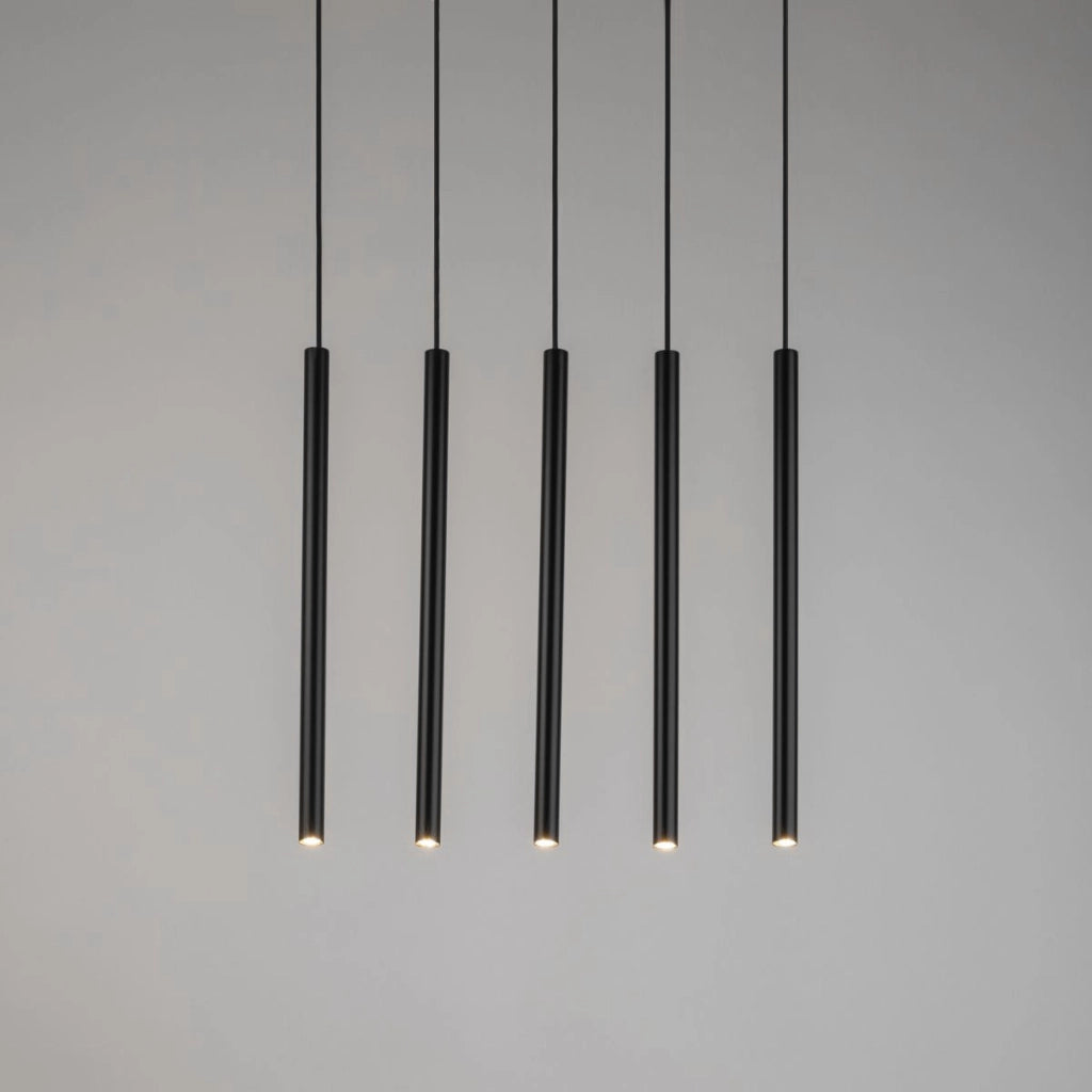 Lampada a sospensione nera Sopel 5 luci G9 Sigma Lighting