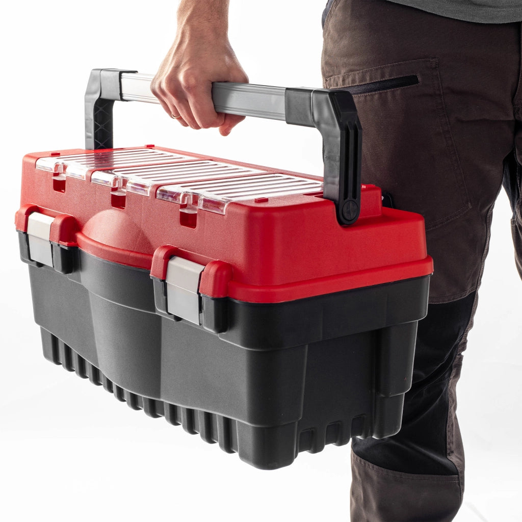 Cassetta degli attrezzi KADAX, sistema di organizzazione utensili professionale per officina.