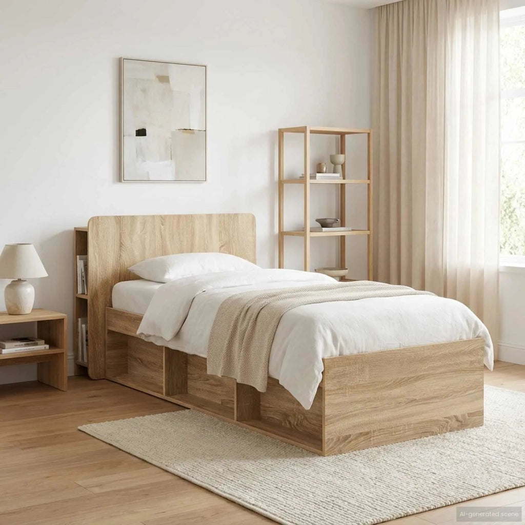 Testata del letto Rovere Sonoma Legno ingegnerizzato 8001185