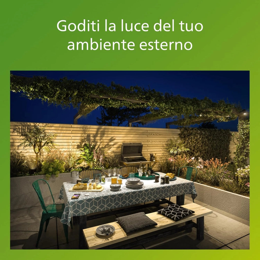 Philips myGarden Samondra - Lampada da parete a LED per esterni, con sensore di movimento, colore: antracite, 2700 K