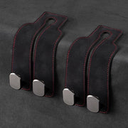 Sostegno per sedile auto, grappolo per sedili auto, grappolo per sostegno testa sedile auto, grappolo divertente per borse e borse (nero - 2 pezzi)