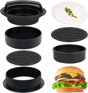 Accessori per BBQ - per carne, hamburger, risolatte - con 100 pezzi di carta da cucinare in silicone