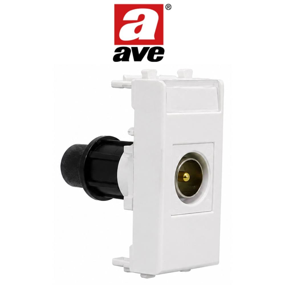 Presa tv sat coassiale diretta iec maschio serie s44