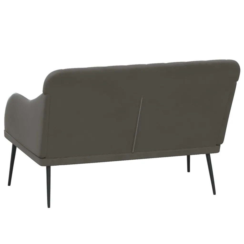 Panca Grigio Scuro 110x76x80 cm in Velluto CFW8581194