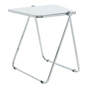 Tavolino pieghevole 70 x 49 x 68 cm bianco 03_0010944