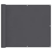 Paravento da Balcone Antracite 90x500 cm in Tessuto Oxford cod mxl 14952