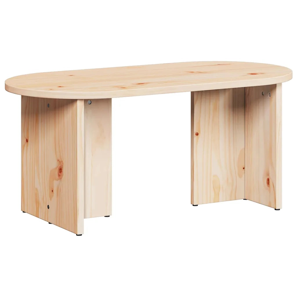 vidaXL Tavolino da salotto Naturale 80 x 39.5 x 35 cm