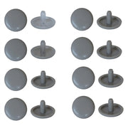 CAPPUCCIO COPRIVITE PER VITE TRUCIOLARE colore grigio - pz 100  - Blister Koncreto