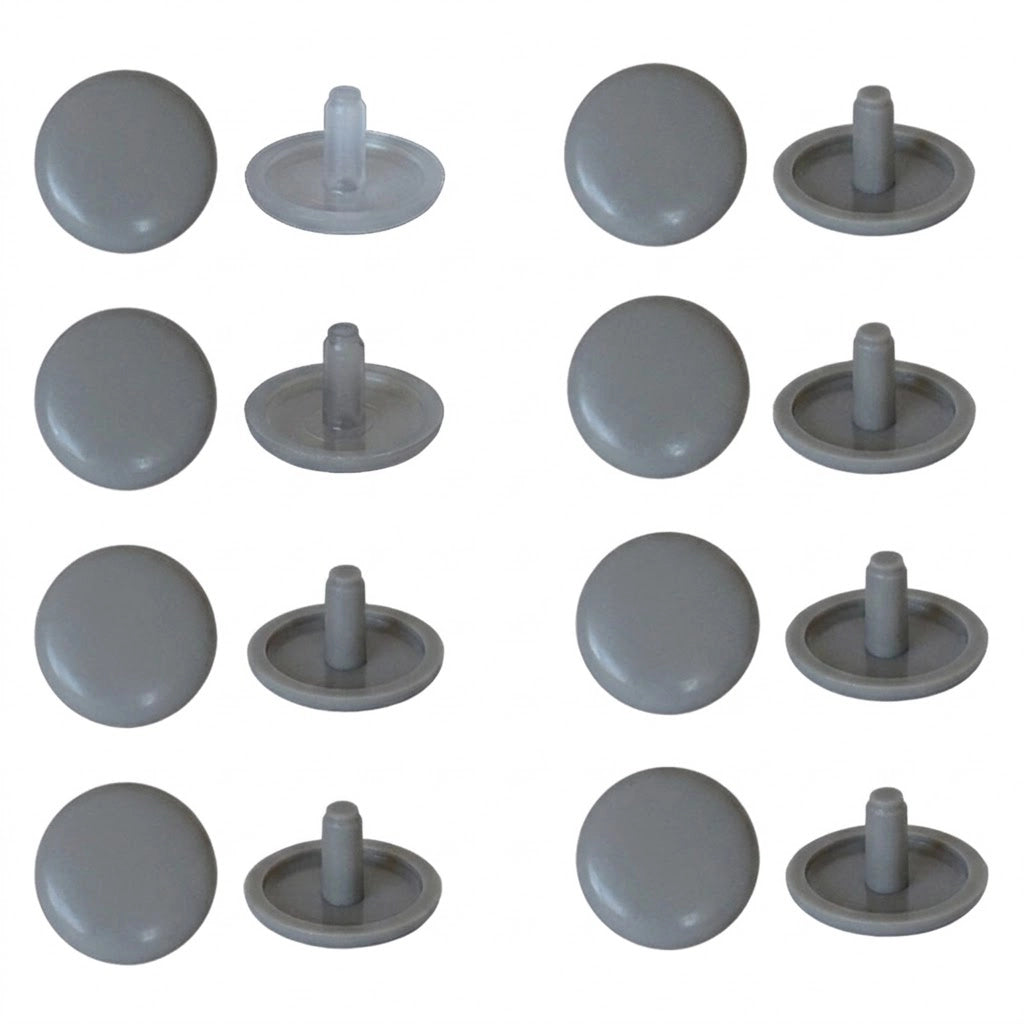 CAPPUCCIO COPRIVITE PER VITE TRUCIOLARE colore grigio - pz 100  - Blister Koncreto