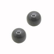 Maniglione a forma di bollo in ceramica - 2 pezzi - diametro 33 mm