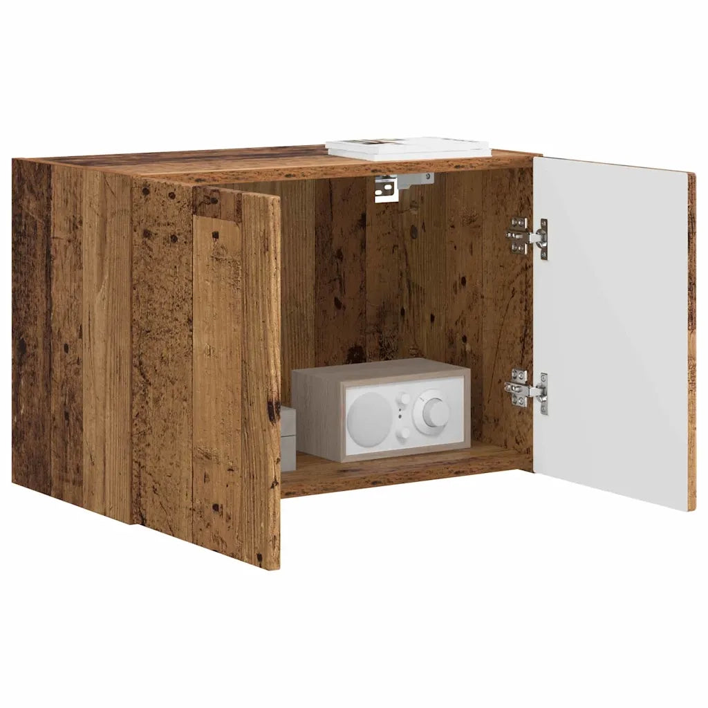 Mobile TV da parete Legno vecchio 59,5 x 31 x 40 cm 892345