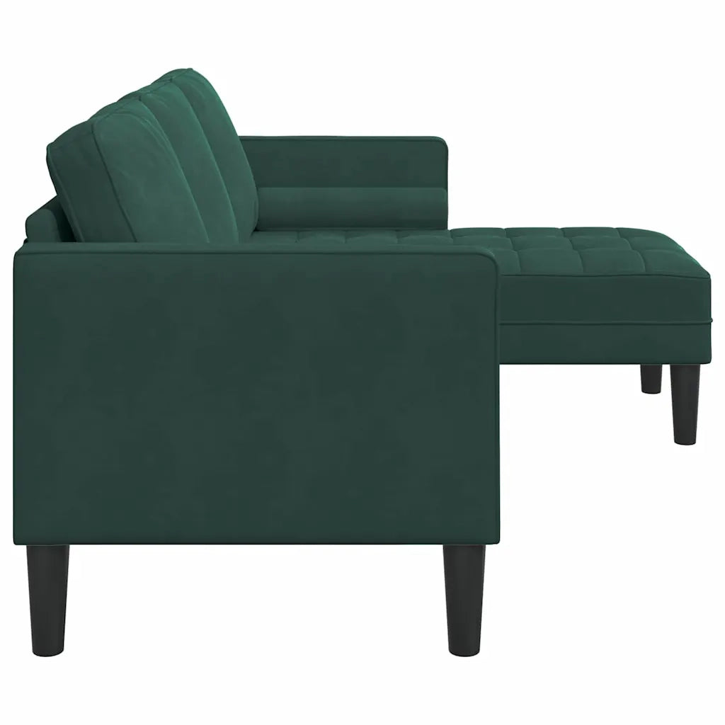 Set di divani con cuscino Verde Scuro Poliestere 42001927