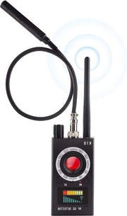 Rilevatore di telecamere nascoste - Scopritore di apparecchiature di ascolto GSM e segnali GPS RF - Apparecchio per la ricerca di dispositivi di spionaggio - Scopritore di apparecchiature di ascolto GSM - Rilevatore di telecamere