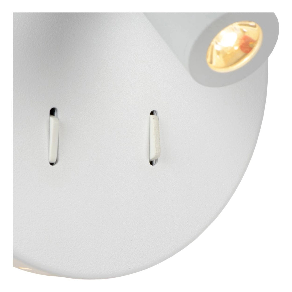 Lucide Bentjer applique bianca LED 6W 3000K IP20 metallo