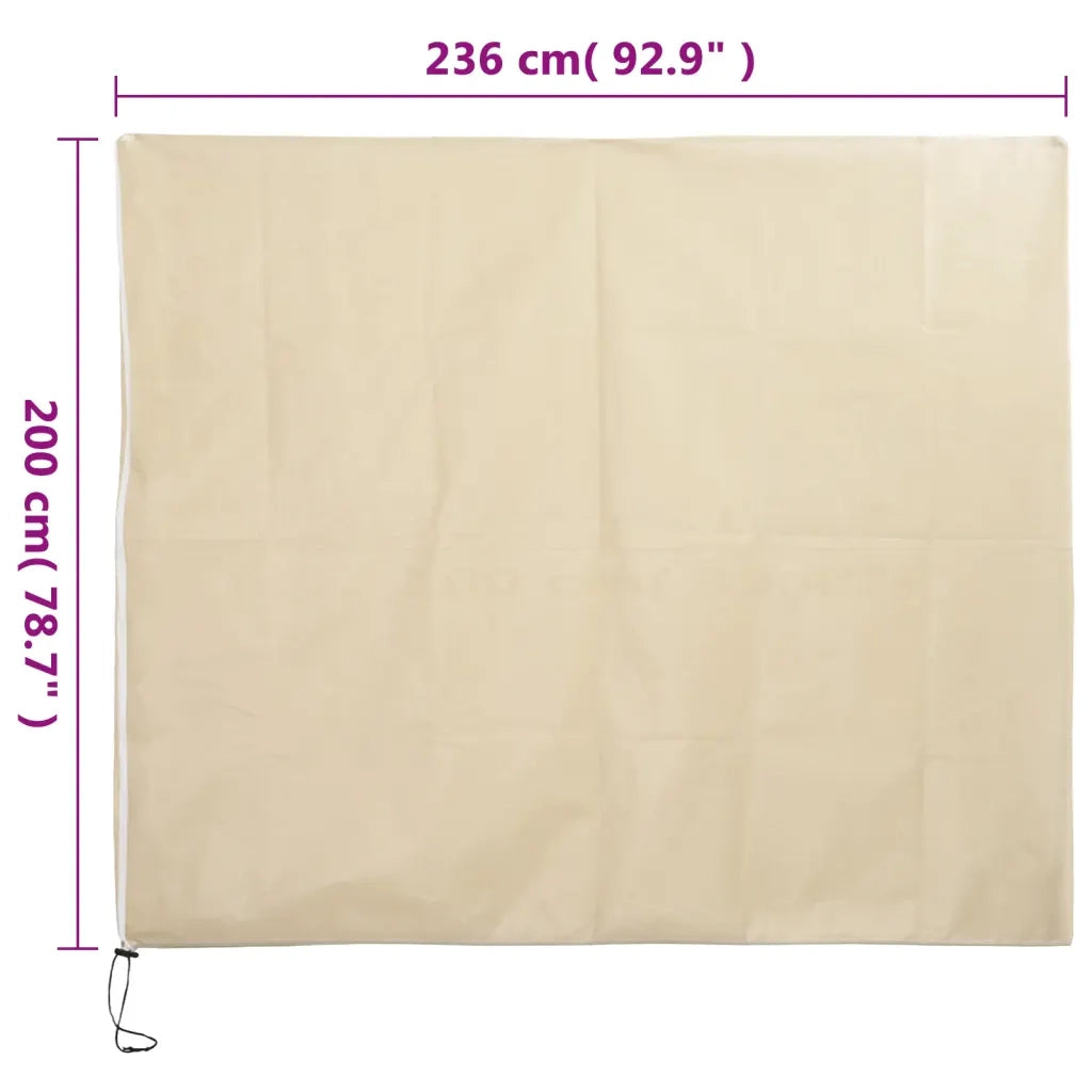 Coperture con Cerniera per Piante 2 pz 70 g/m2 2,36x2 m CFW6394129