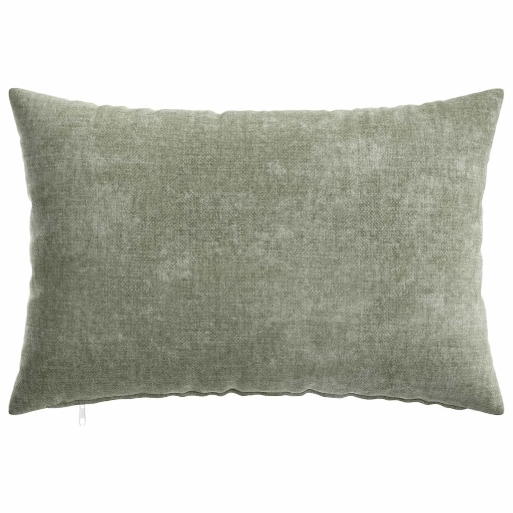 Federa 6 pcs HEERLEN Verde 30 x 50 cm Tessuto Chenille 907796