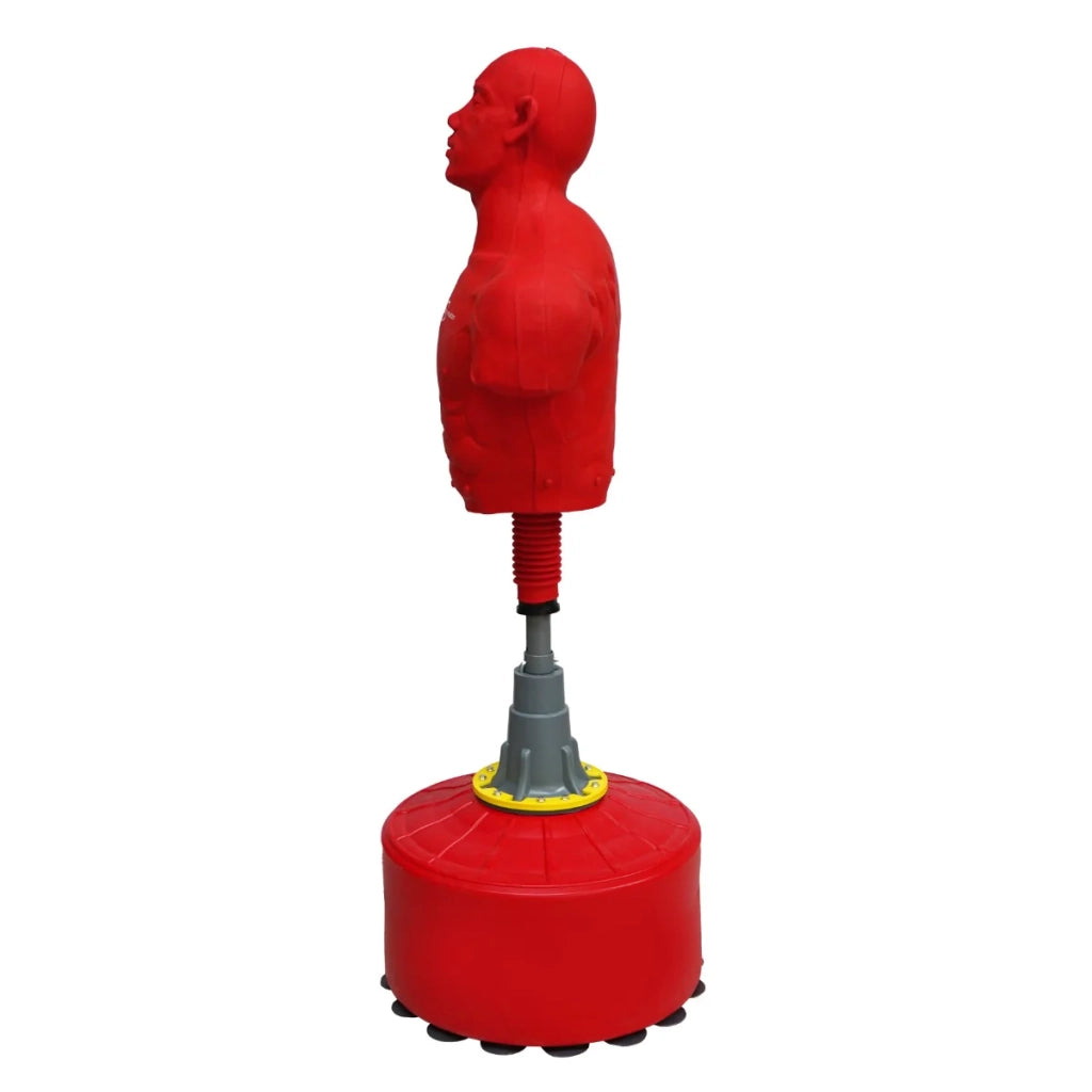 Manichino da boxe autoportante Grande Rosso 175cm Arti marziali Boxe Allenamento