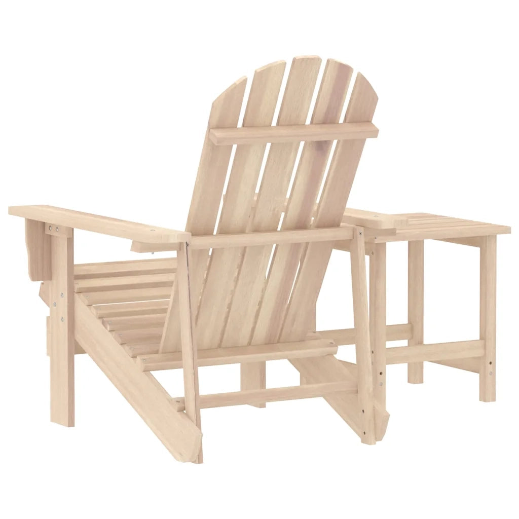 Sedia da Giardino Adirondack con Tavolino in Legno Abete cod mxl 40556