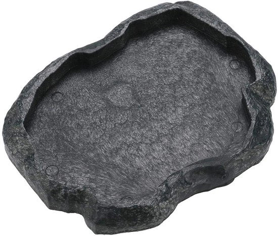 Compartimento alimentatore sostenibile per rettili - Mangiatoia per rettili - Vaschetta alimentare - Tazza per l'acqua - Modello M - 18 x 14 x 2 cm - Contenitore cibario per rettili