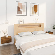 Comodini a Muro 2 pz-Set di 2 Tavolino da notte Rovere Marrone 50x36x25 cm