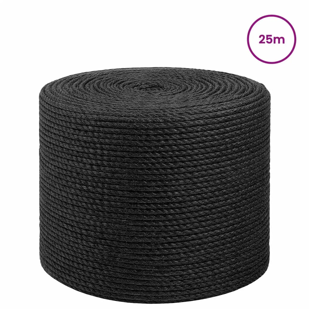 Corda di Juta 8 Nero 100% juta Tossa
