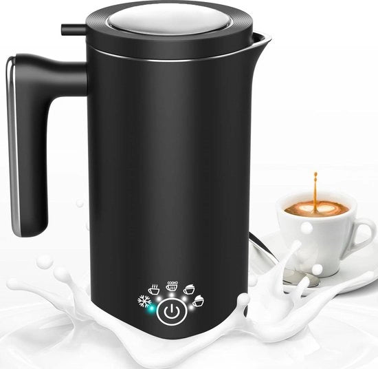 Melkopschuimer elettrico 5-in-1 - 500 ml - 600 W - Emulgatore automatico - Riscaldamento latte - Funzionamento silenzioso - Caffè Latte - Chocolata calda - Cappuccino