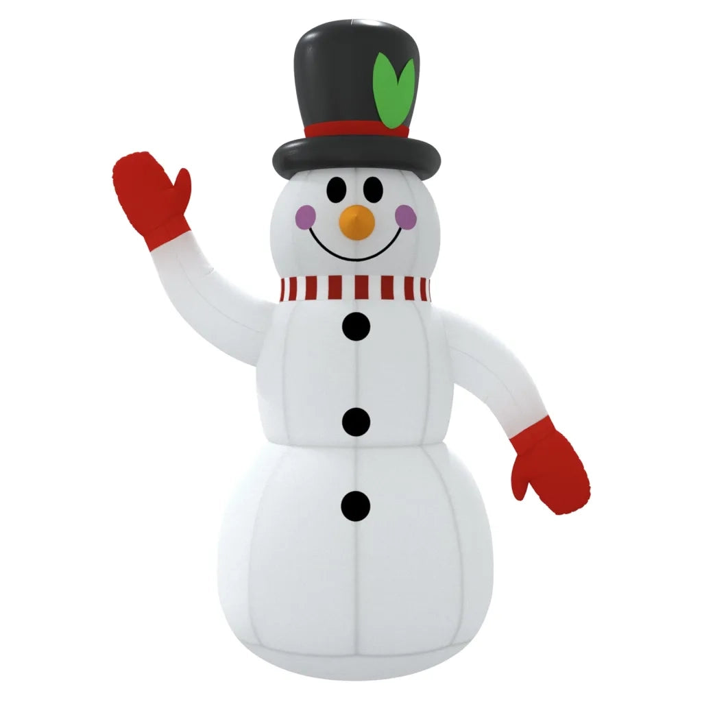 Pupazzo di Neve Gonfiabile con LED 120 cm 345363