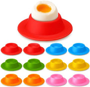 Egg holder ceramico con 4 contenitori ceramici. Ideale per colazione, cottura e altri pasti. Facile da pulire. Un trattamento nostalgico per la cucina.