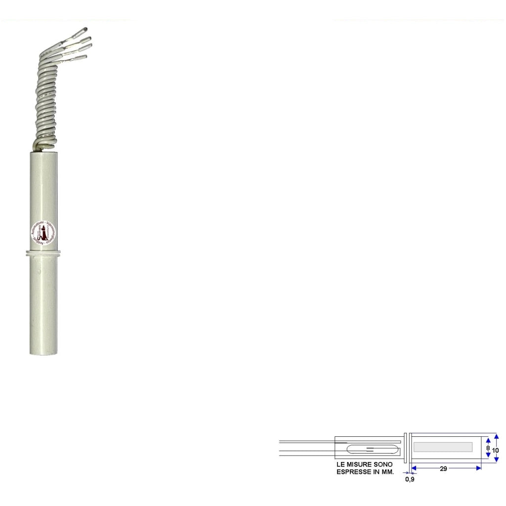 CONTATTO MAGNETICO DA INCASSO PER INFISSI NON FERROSI Securvera ST-415CPUSMPE