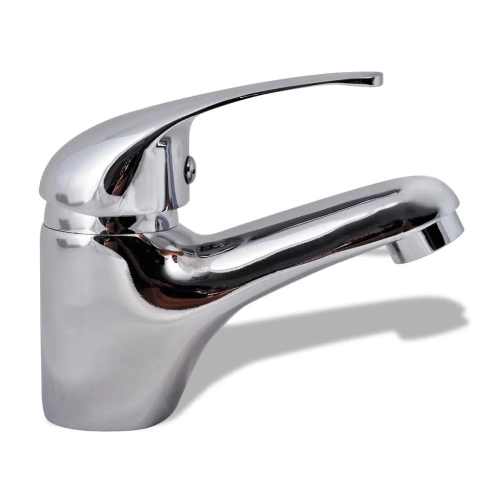 Rubinetto cromato per lavabo miscelatore per WC 02_0003513