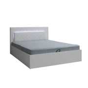 Letto contenitore PANAREA – 2 posti 160x200 cm con doghe – Bianco alpino