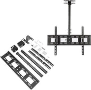 Supporto per TV per soffitto per schermo da 32 a 85 pollici - Regolabile e girevole - Massimo 55 kg - Montaggio per soffitto e parete