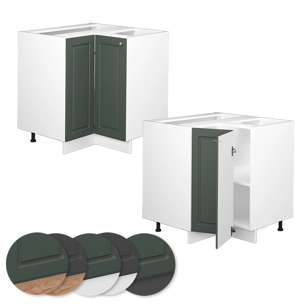 Vicco Mobile ad angolo cucina Verde-oro Country House 80.5 cm senza piano di lavoro