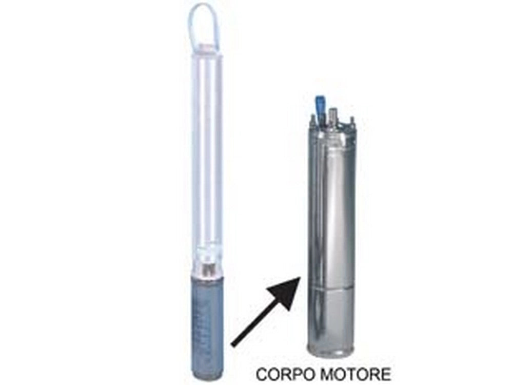 1pz corpo motore per elettropompa sommersa 4" monof. "4os15m235/c" kw 1,5 cod:ferx.fer434300