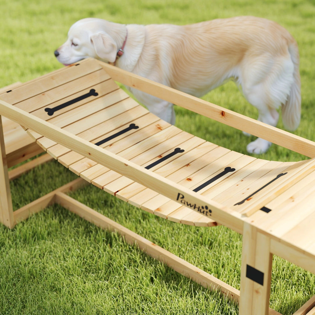 Kit Agilit¨¤ Cane 3 Pezzi ¨C zephmum ¨C Legno Massello Naturale