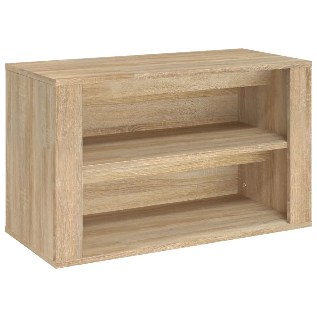 Scarpiera Rovere Sonoma 75x35x45 cm in Legno Multistrato 816899