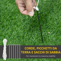 Pan di Zenzero Gonfiabile 110x70x183 cm con Luci LED Marrone