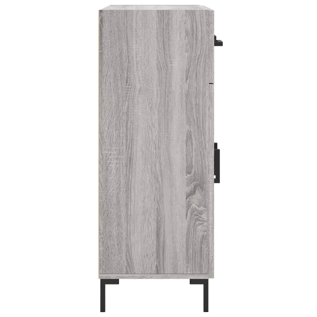 Credenza-Buffet-Armadio da cucina Grigio Sonoma 69,5x34x90 cm in Legno Multistrato 145786