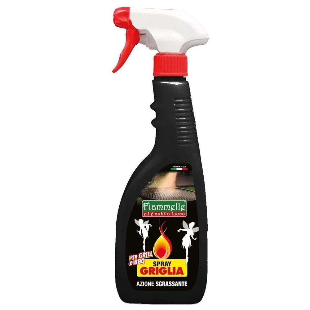 Trade Shop - Flacone Detergente Spray Per Pulizia Griglia Azione Sgrassante Per Grill Bbq 111869 -