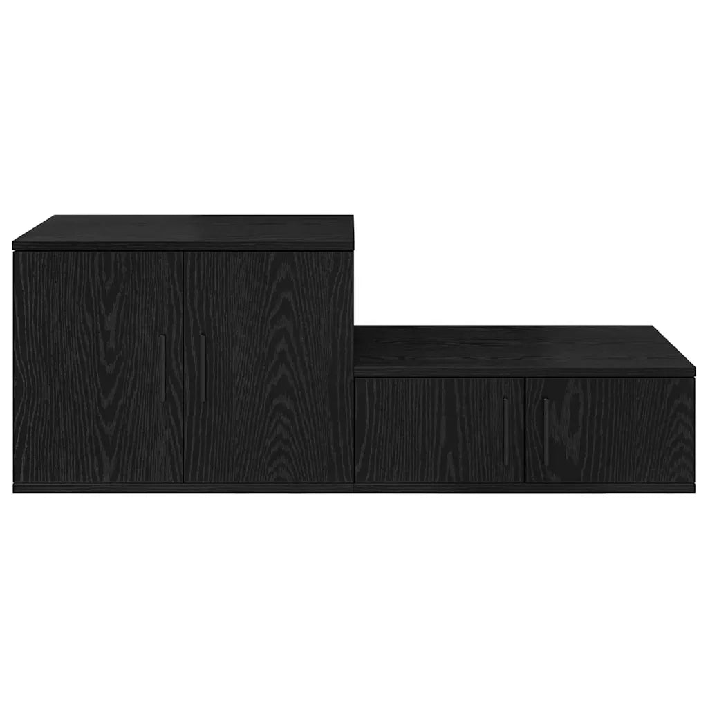 Armadio 2 pz Rovere Nero 108 x 41 x 40 cm Legno multistrato CFW8639888