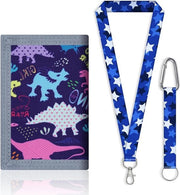 Borsa portafoglio per bambini con cerniera per bambini 8 x 123 cm con cordoncino pieghevole