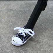 Decorazione Piede Lato per Scarpe da Canapa - Scarpe da Moda Piccole per Piede Nero del Lato del Motociclo