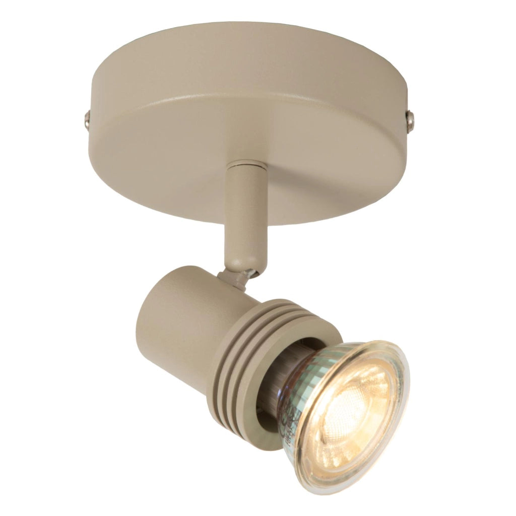 Spot soffitto KIANTI 1xGU10 taupe metallo Lucide