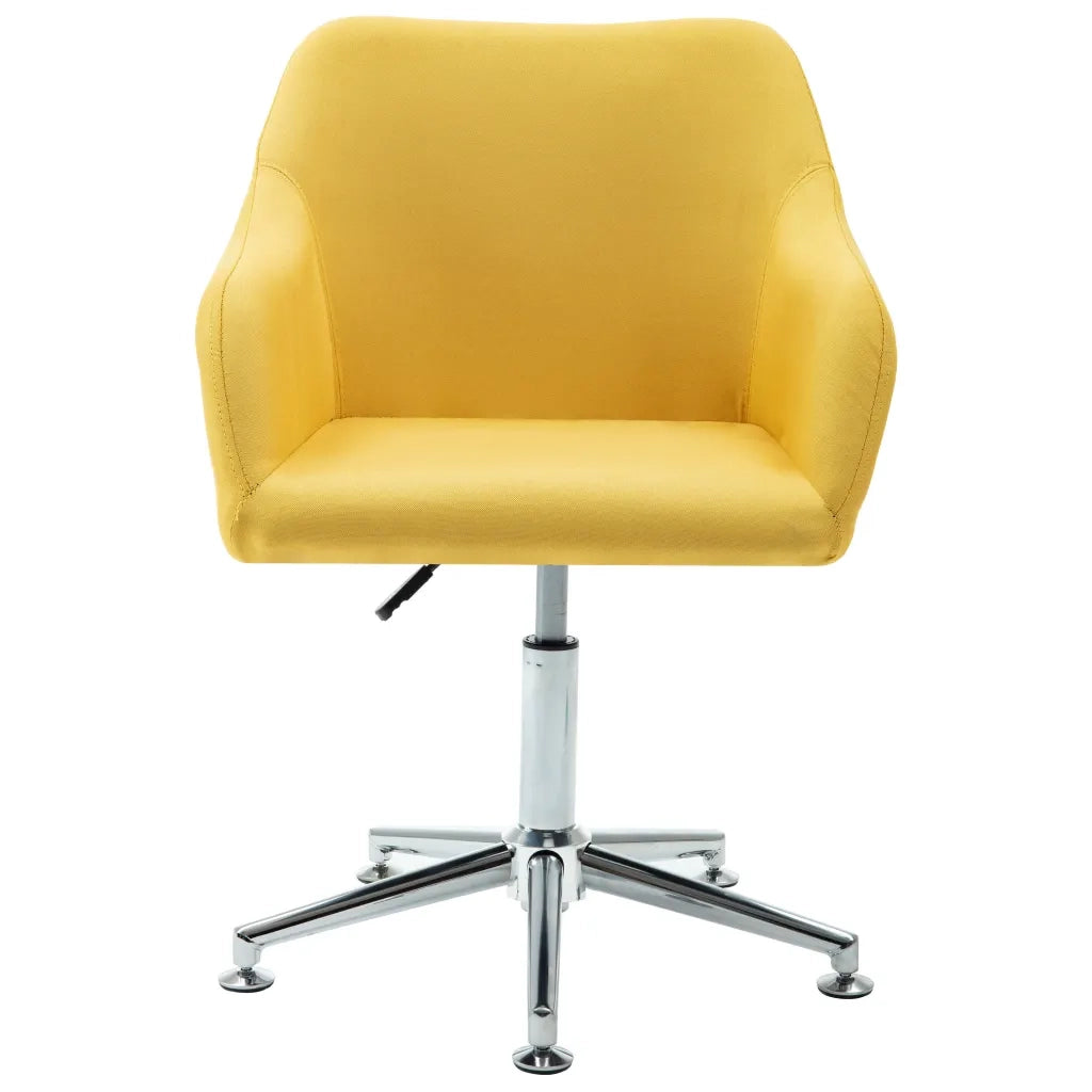 Sedia da Ufficio Girevole Gialla in Tessuto cod mxl 9210