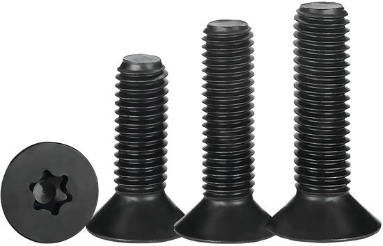 Viti a testa cava M2 x 8mm - Viti a riccio completo - Acciaio di carbonio - Confezione da 50 - Elevate prestazioni di trazione - Viti