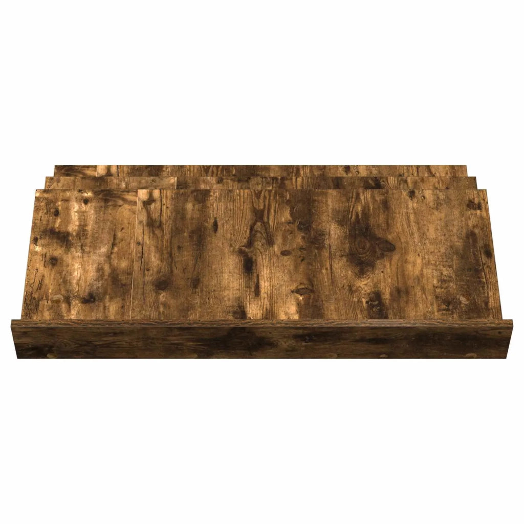 Scaffale per riviste Rovere fumé 90 x 53 x 28,5 cm 890892