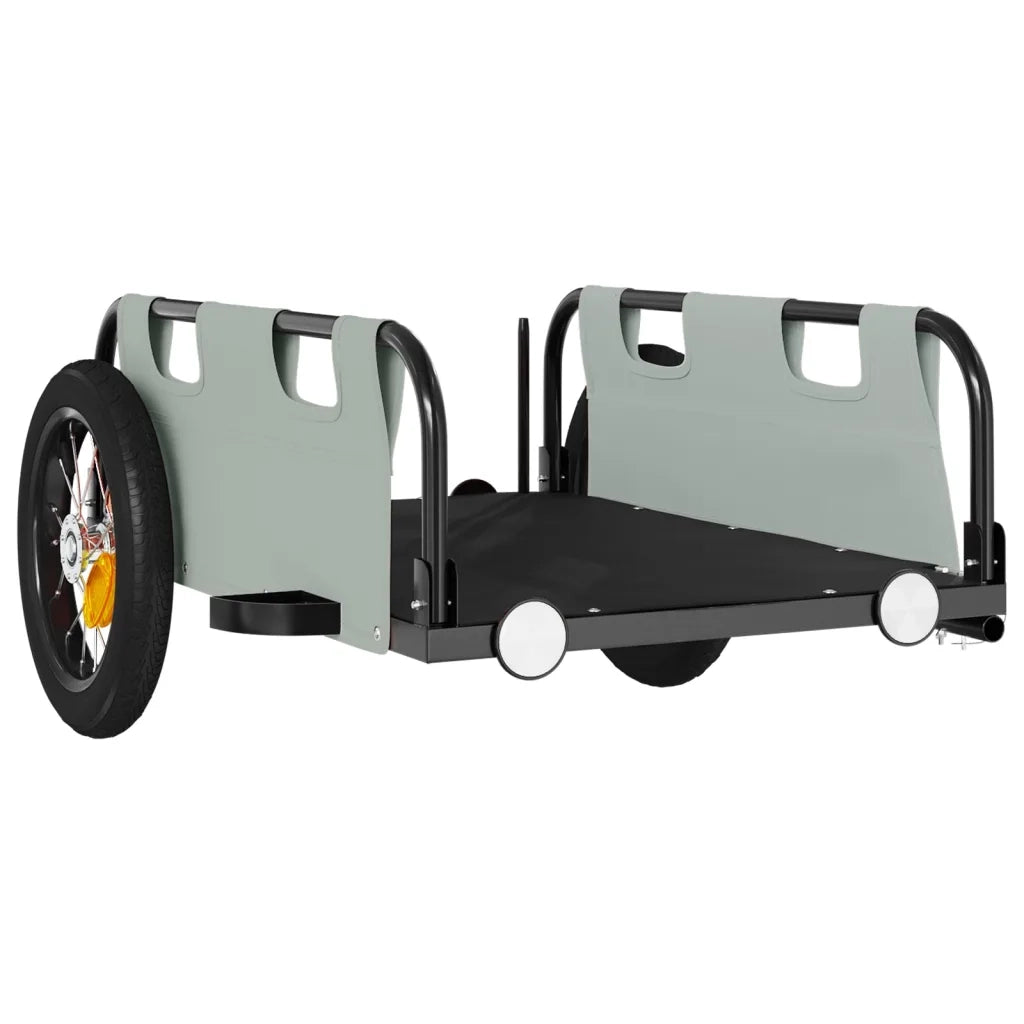Rimorchio da Bici Grigio Oxford e Ferro 94161