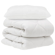 Set di Piumoni con cuscino 2 pz | Duvet Bianco Microfibra